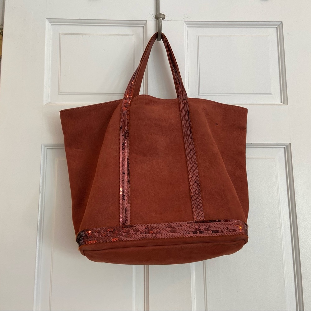 Vanessa Bruno Le Cabas L Sequined Tote Shoulder Bag